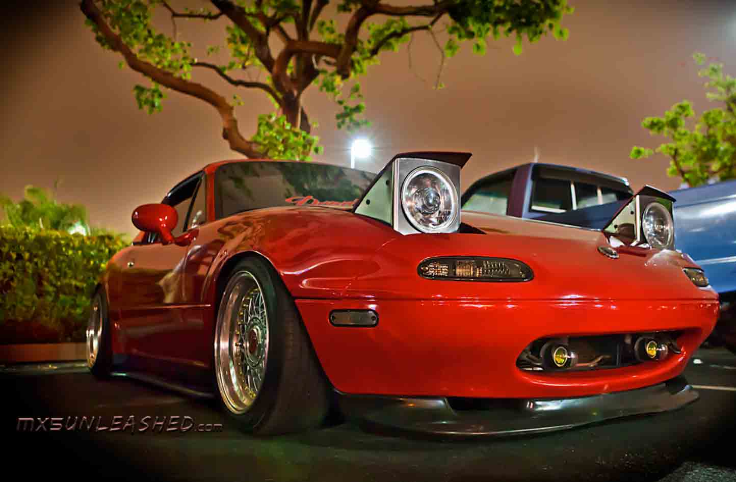 custom popup lights miata